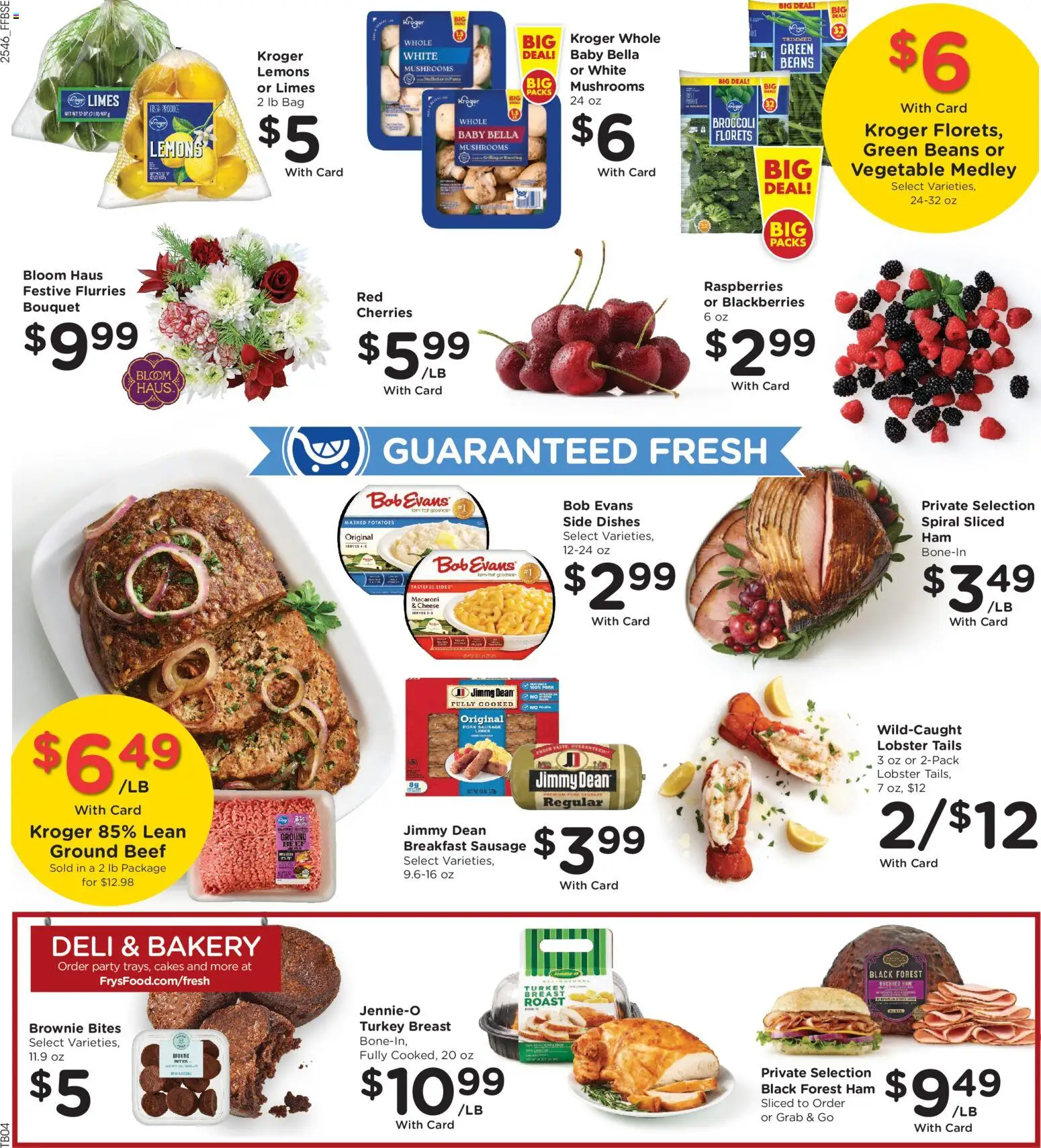 Fry's Food Weekly Ad - valid from 17.12.2025 | Page: 12 | Products: Beef, Sausage, Brownie Bites, Bag