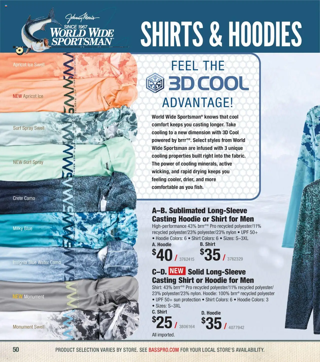 Cabela's Fly Fishing 25 - valid from 21.04.2025 | Page: 50 | Products: Shirt, Hoodie, Water