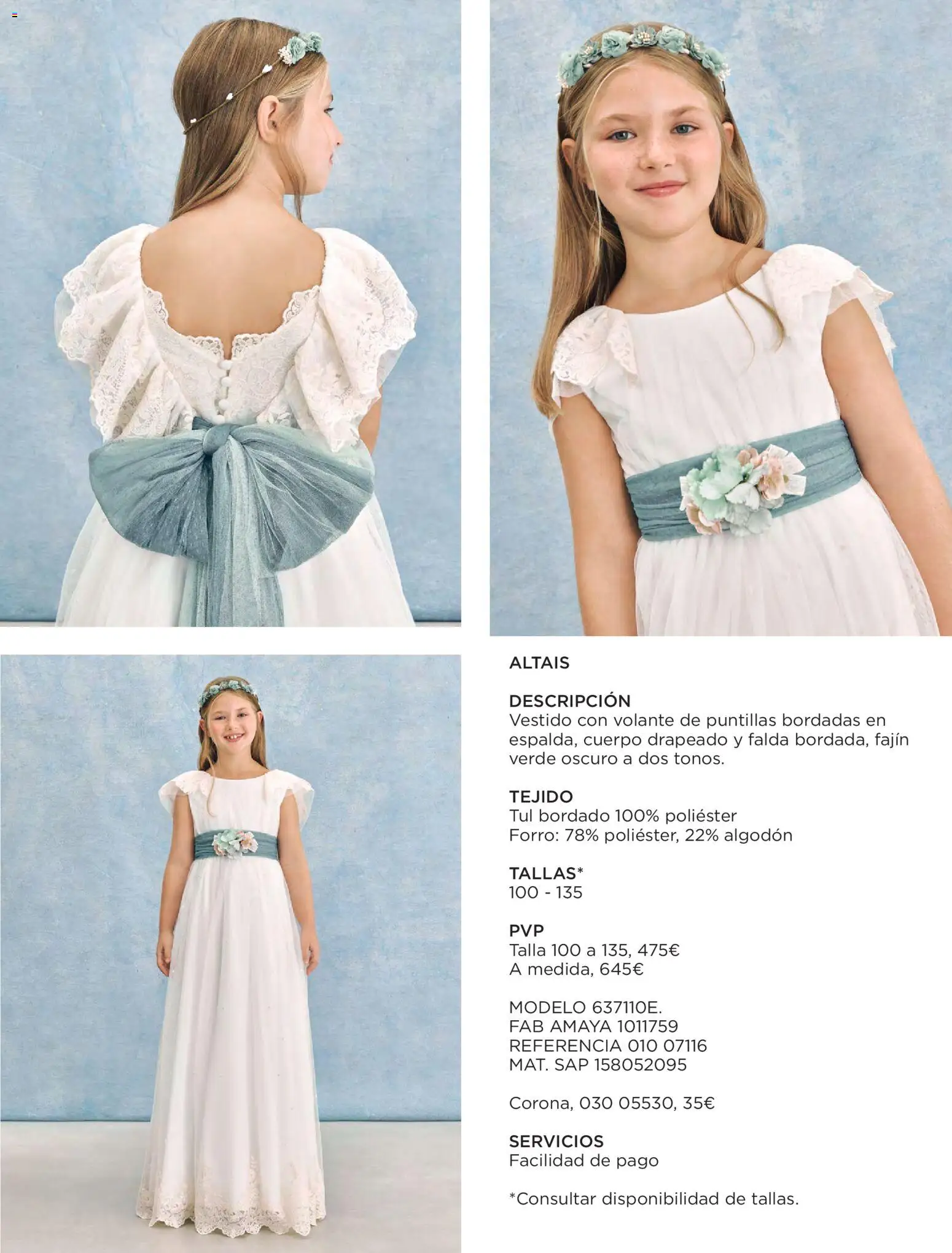 Nuevas ofertas de El Corte Inglés válidas en toda la República Mexicana desde el 20.11.2025. ¡Encuentra las mejores ofertas en El Corte Inglés catálogo Comuniones 2026! | Página: 12 | Productos: Algodón, Vestido, Falda