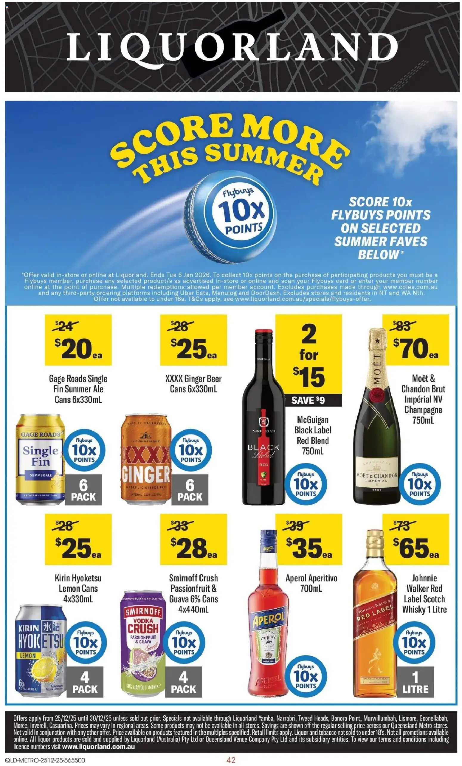 Coles catalogue - valid from 25.12.2025 | Page: 42 | Products: Beer, Passionfruit, Vodka, Scotch
