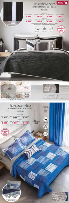 Vista previa de Colchas Concord catálogo, nuevo folleto de la tienda, válido en México a partir del 01.02.2026 | Página: 61