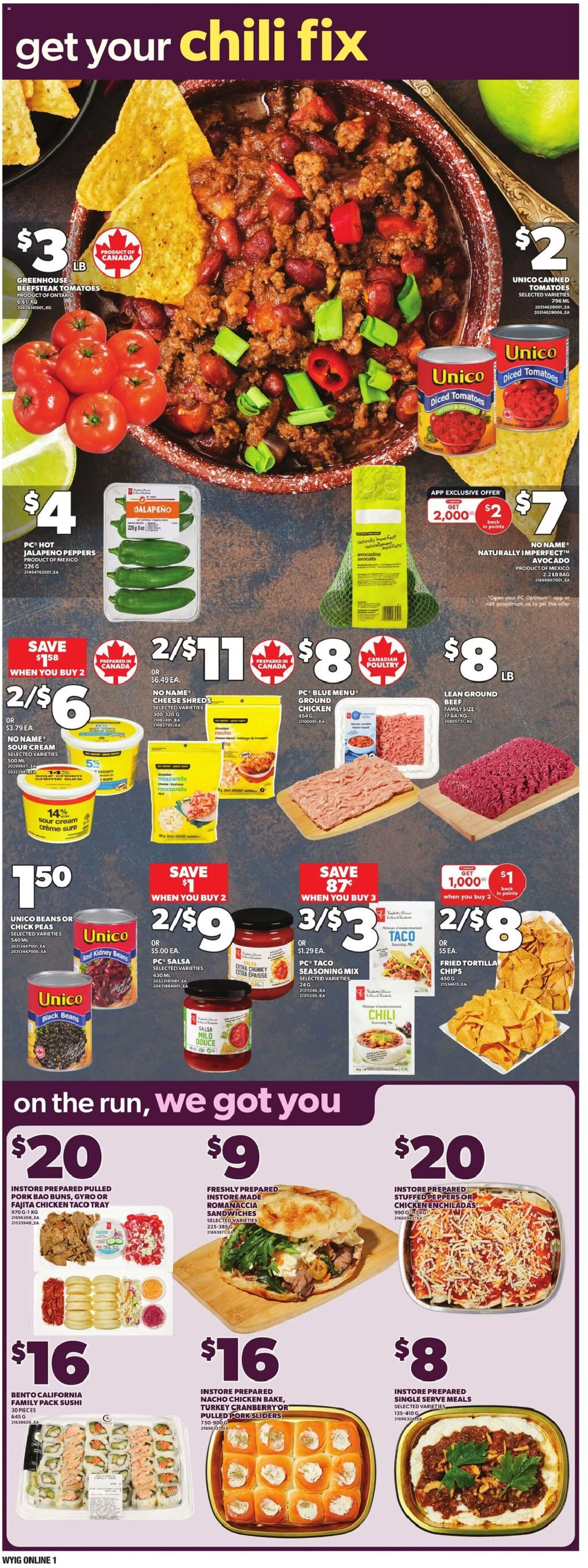 Independent Grocer flyer valid from 15.01.2026 | Page: 8 | Products: Sour cream, Beef, Cheese, Tomatoes