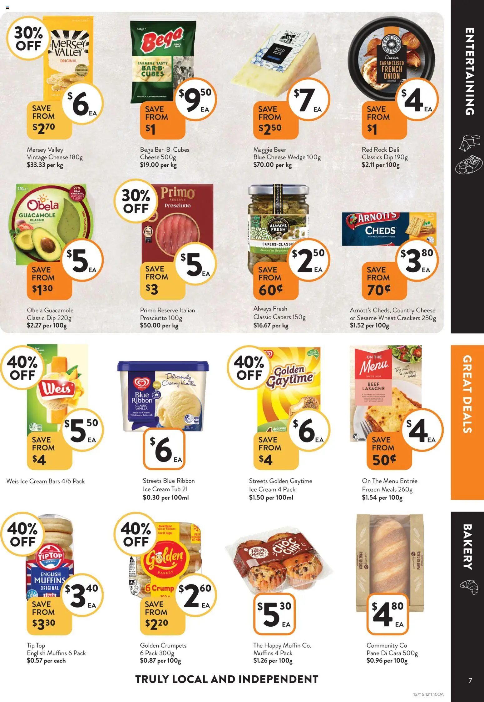 Foodworks catalogue - valid from 12.11.2025 | Page: 7 | Products: Crumpets, Beef, Wheat, Bakery