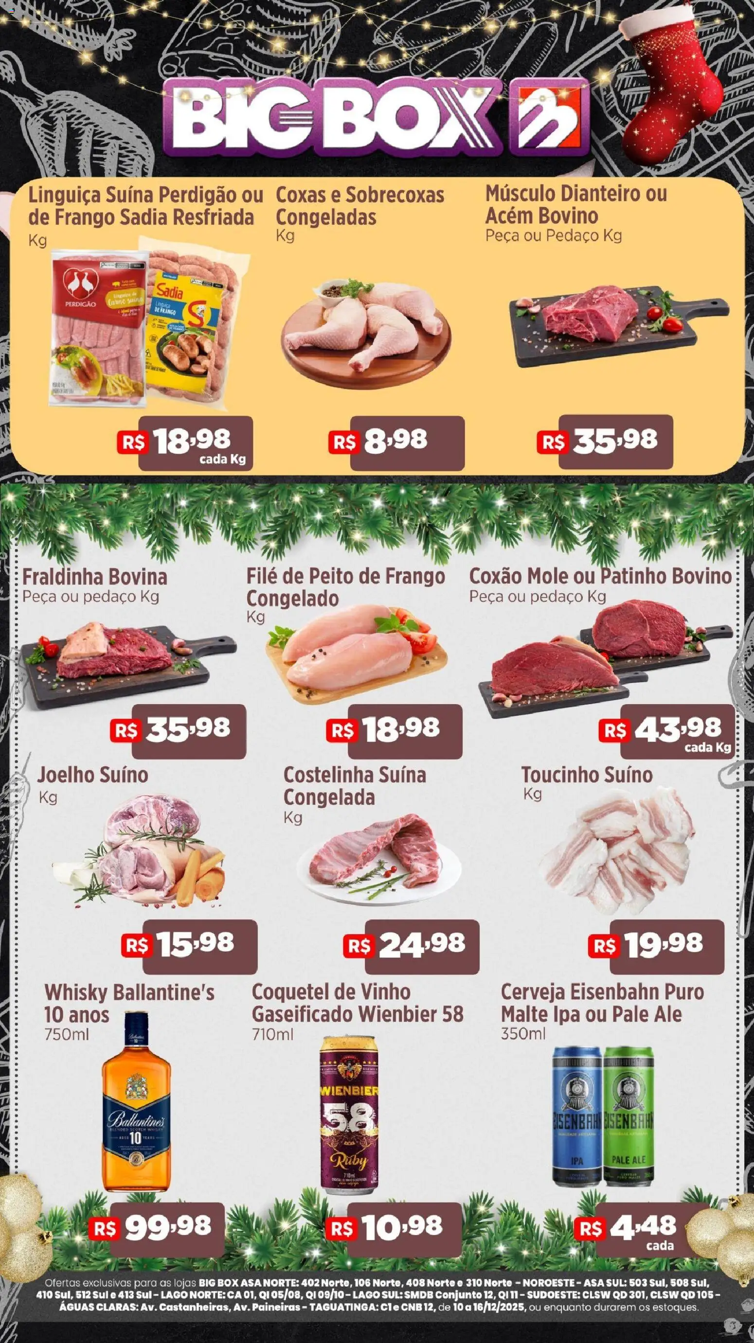 Big Box Folheto - válido de 10.12.2025 | Página: 2 | Produtos: Linguiça, Acém, Fraldinha, Vinho