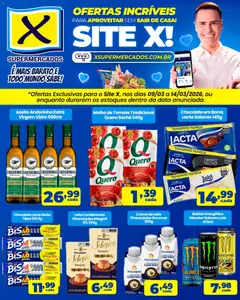 X Supermercados ofertas Imperdíveis - Pré-Visualização do folheto da loja X Supermercados, válido de 09.03.2026