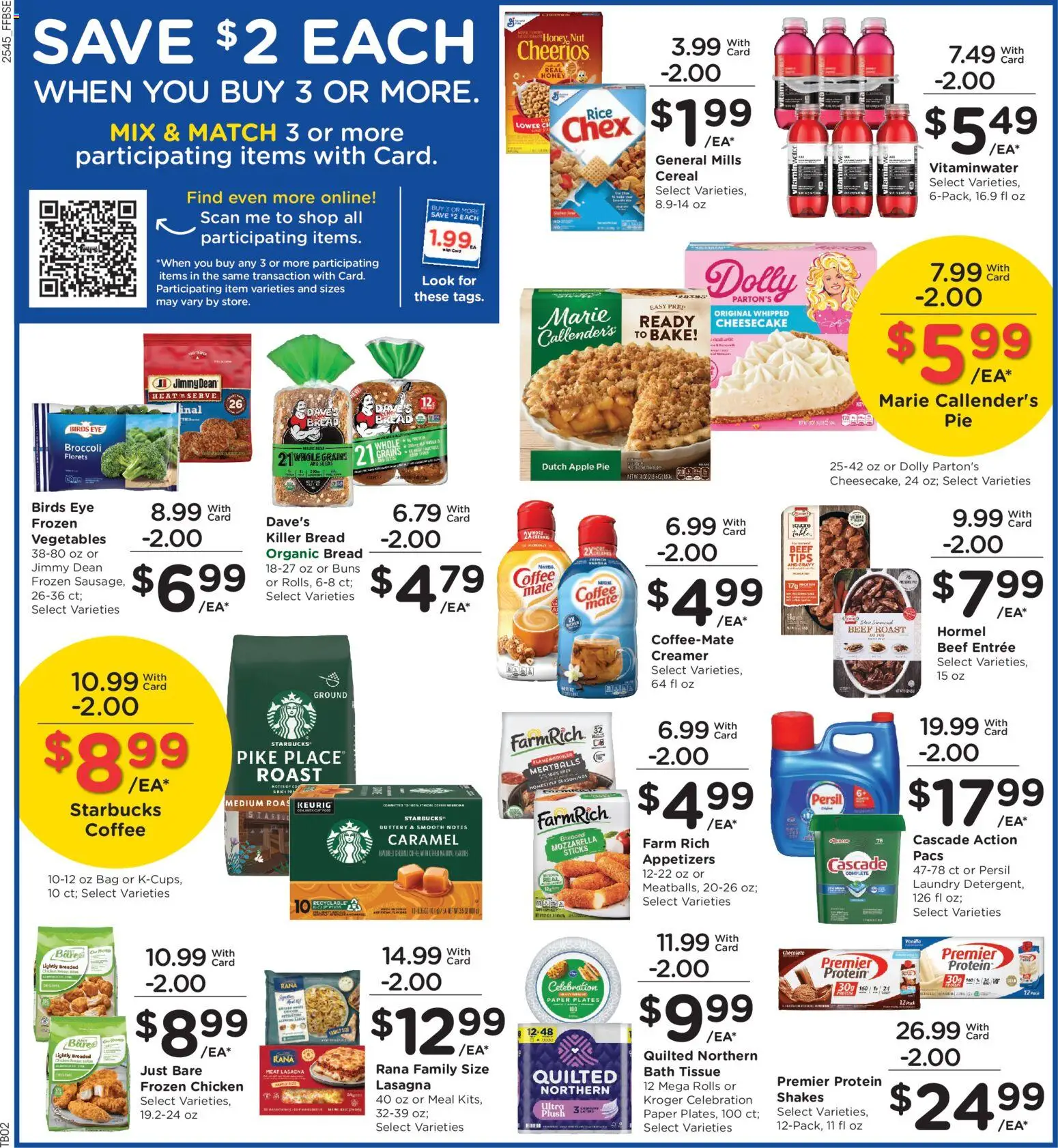 Fry's Food Weekly Ad - valid from 10.12.2025 | Page: 3 | Products: Bath, Bread, Vegetables, Cheesecake