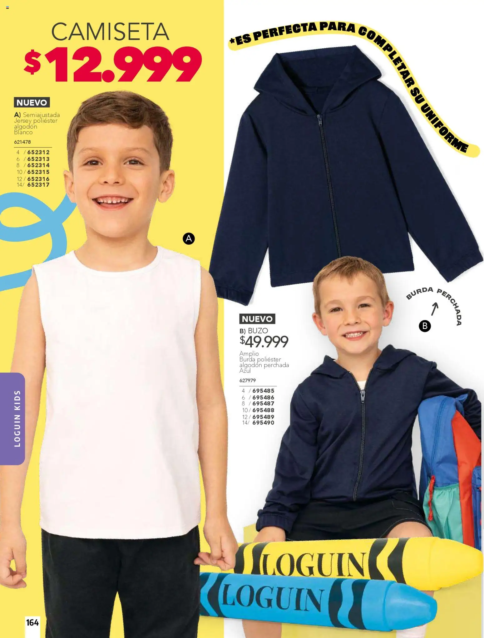 Pacifika revista - valida desde el 01.02.2026 | Página: 164 | Productos: Algodón, Buzo, Camiseta