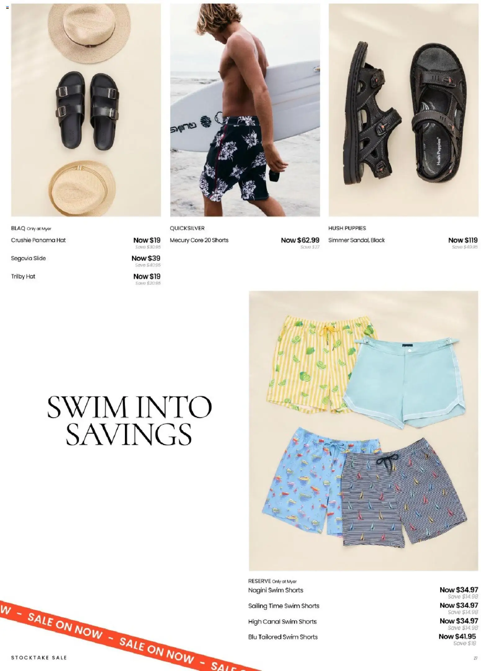 Myer catalogue - valid from 26.12.2025 | Page: 27 | Products: Shorts, Hat