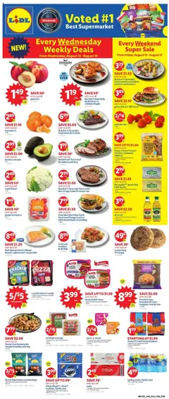 Preview of Lidl weekly ads valid from 13.08.2025