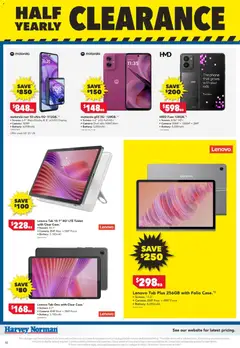 Preview of Harvey Norman Computers & Tech Clearance Digital Catalogue - valid from 03.01.2026 | Page: 18 | Products: Battery, Accessories, Phone, Screen
