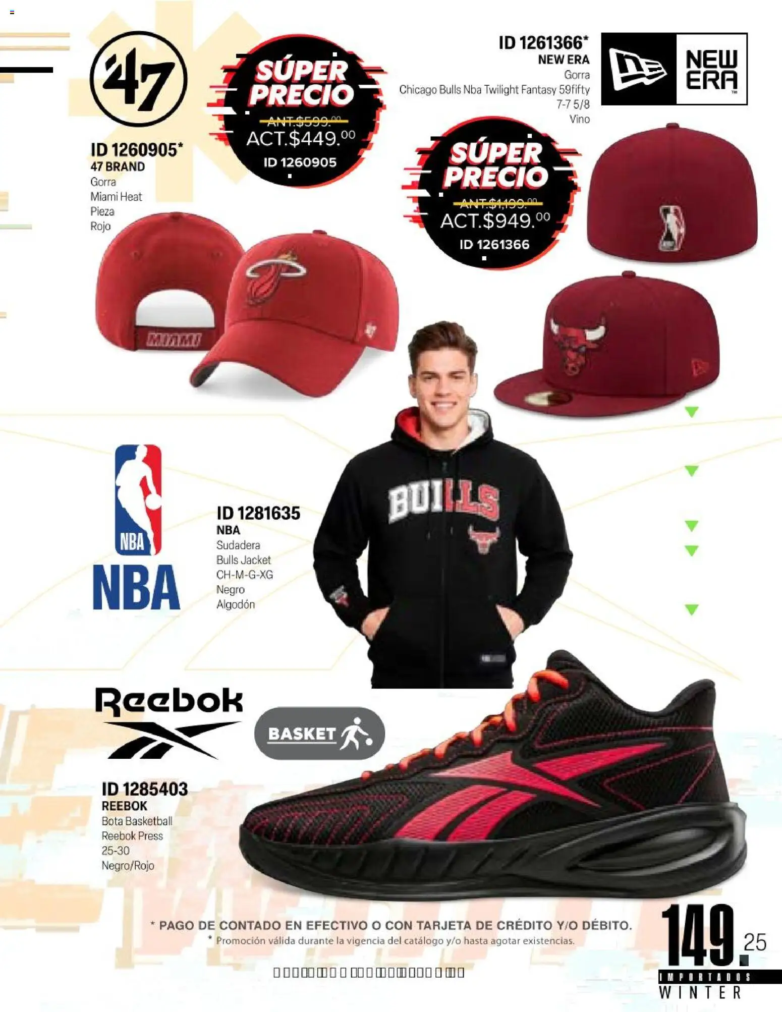 Nuevas ofertas de Price Shoes válidas en toda la República Mexicana desde el 11.11.2025. ¡Encuentra las mejores ofertas en Price Shoes catálogo Importados Winter 2025  ! | Página: 149 | Productos: Gorra, Algodón, Sudadera, Vino