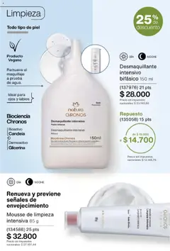 Vista previa Natura - Catálogo Ciclo 15 válido desde el 01.10.2025 | Página: 159 | Productos: Maquillaje, Desmaquillante, Mousse