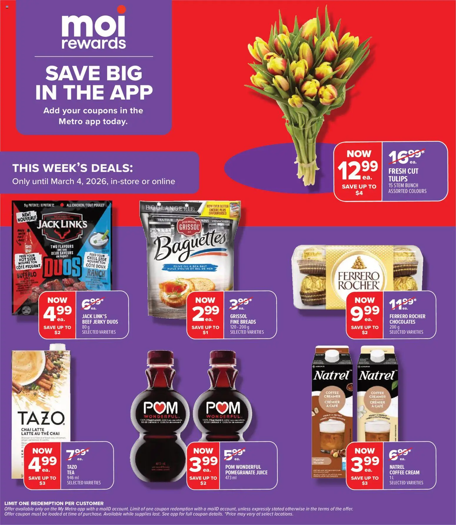 Metro flyer valid from 26.02.2026 | Page: 5 | Products: Beef, Cream, Coffee, Juice