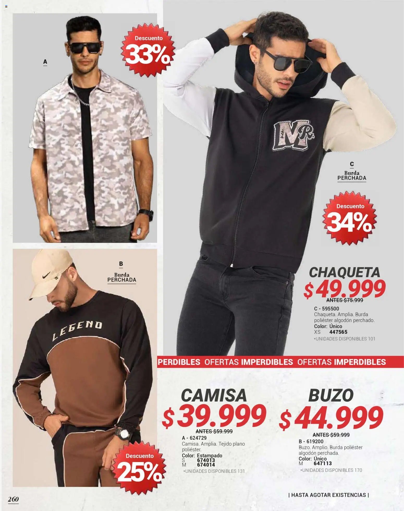 Carmel revista - valida desde el 01.03.2026 | Página: 260 | Productos: Algodón, Buzo, Camisa, Chaqueta