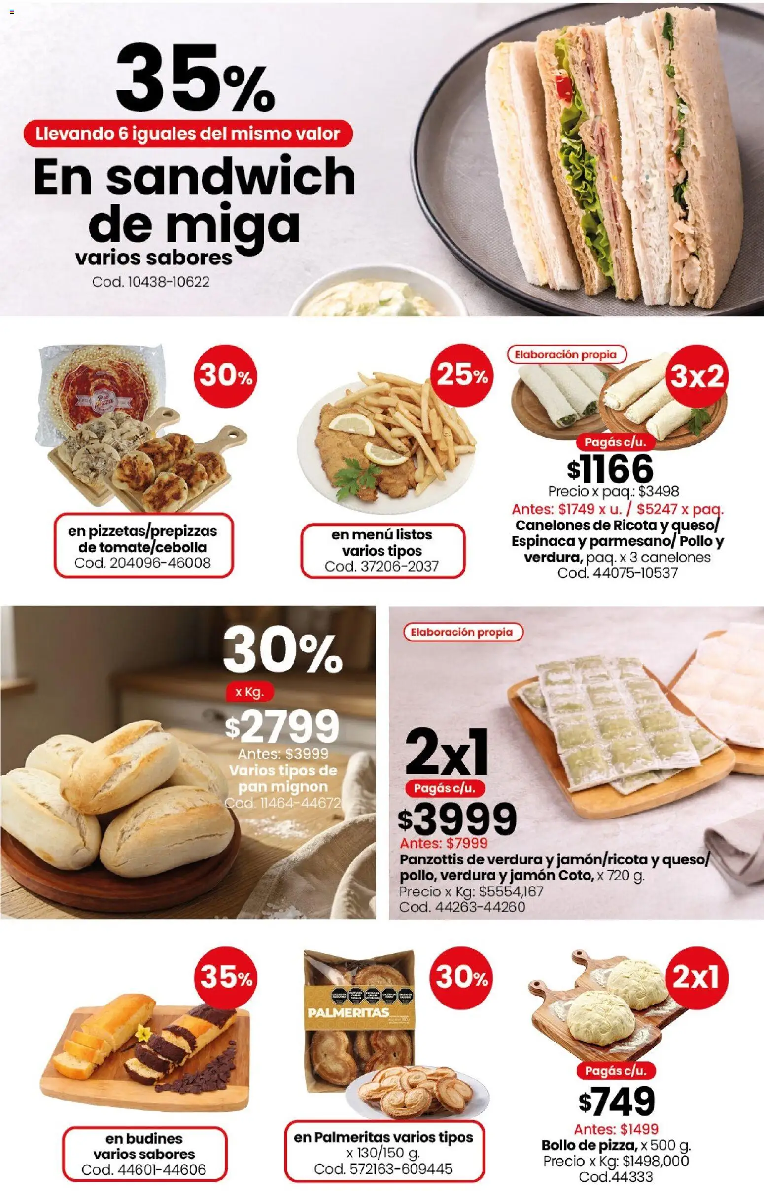 Coto - Ofertas │ válido desde el 06.04.2026 | Página: 5 | Productos: Pollo, Pan, Jamón, Espinaca