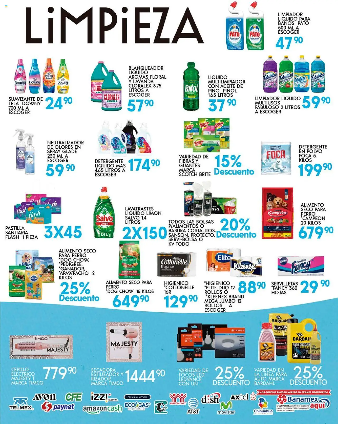 Nuevas ofertas de Alsuper válidas en toda la República Mexicana desde el 16.09.2025. ¡Encuentra las mejores ofertas en Alsuper - Folleto Chihuahua Estado! | Página: 5 | Productos: Bolsa, Cepillo, Aceite, Rizador