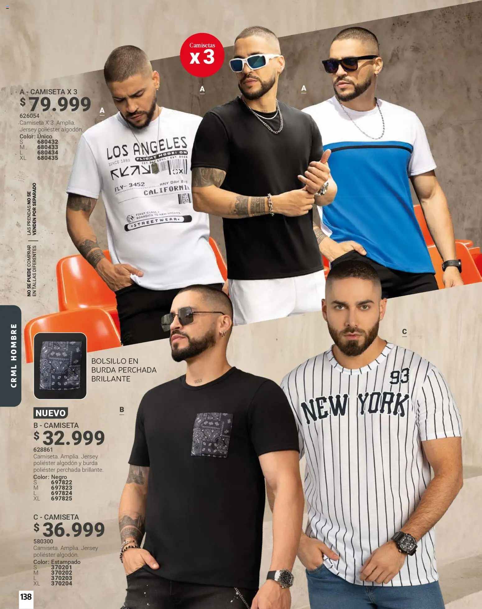 Carmel revista - valida desde el 01.02.2026 | Página: 138 | Productos: Algodón, Camiseta