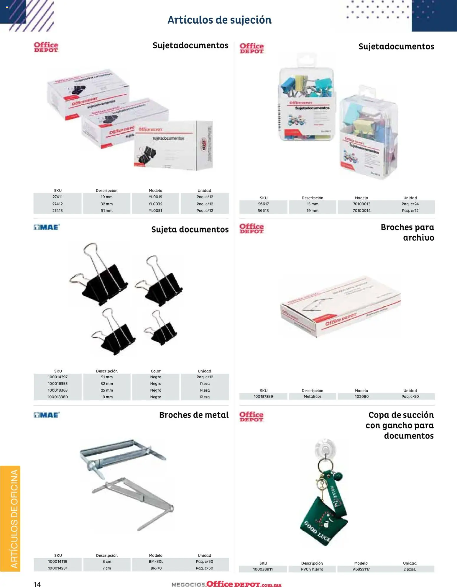 Nuevas ofertas de Office Depot válidas en toda la República Mexicana desde el 12.01.2026. ¡Encuentra las mejores ofertas en Office Depot catálogo 2026! | Página: 16