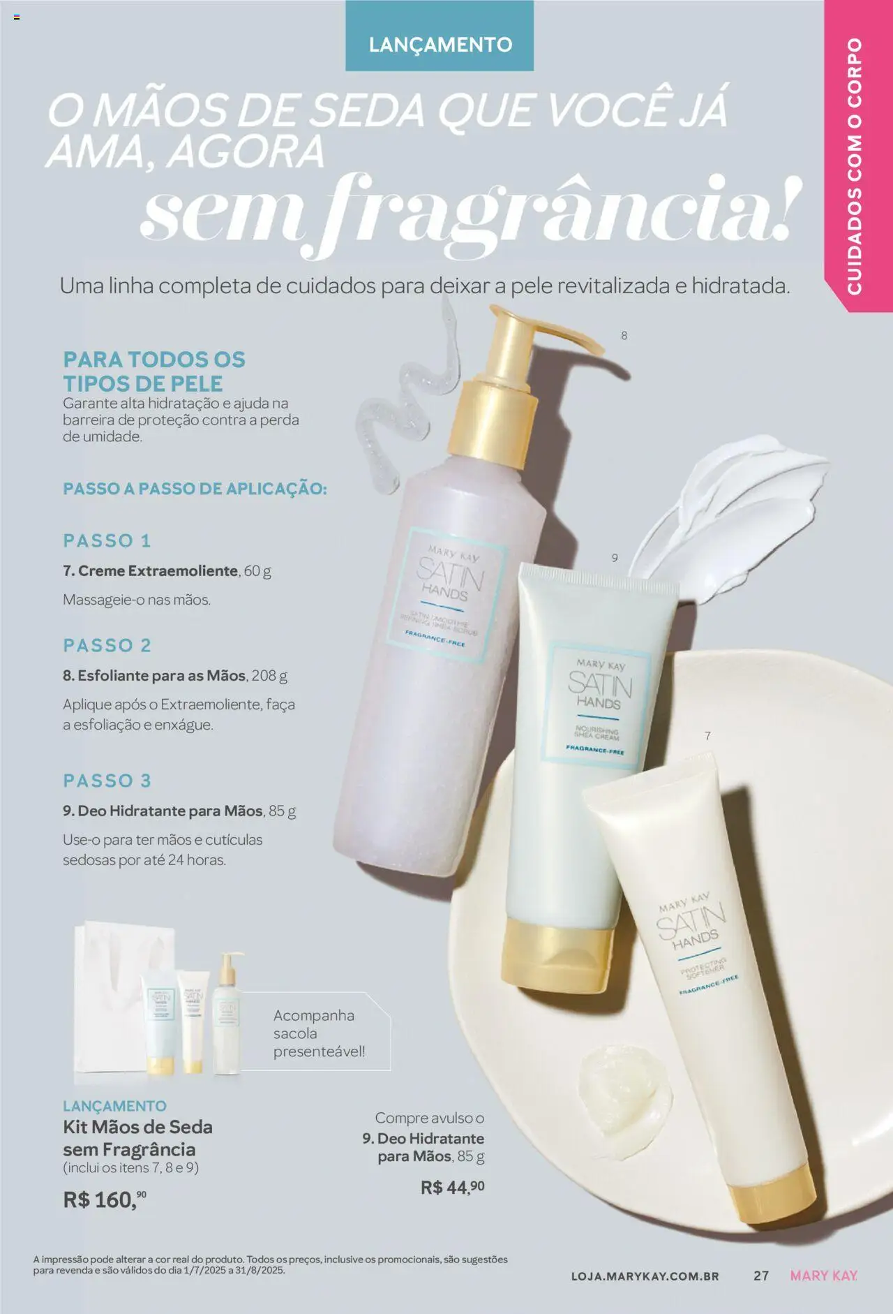 Mary Kay Folheto - válido de 01.07.2025 | Página: 27 | Produtos: Fragrância, Faca, Creme