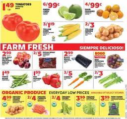 Preview of Sedano's weekly ads valid from 19.11.2025 | Page: 3 | Products: Corn, Lettuce, Peppers, Potatoes