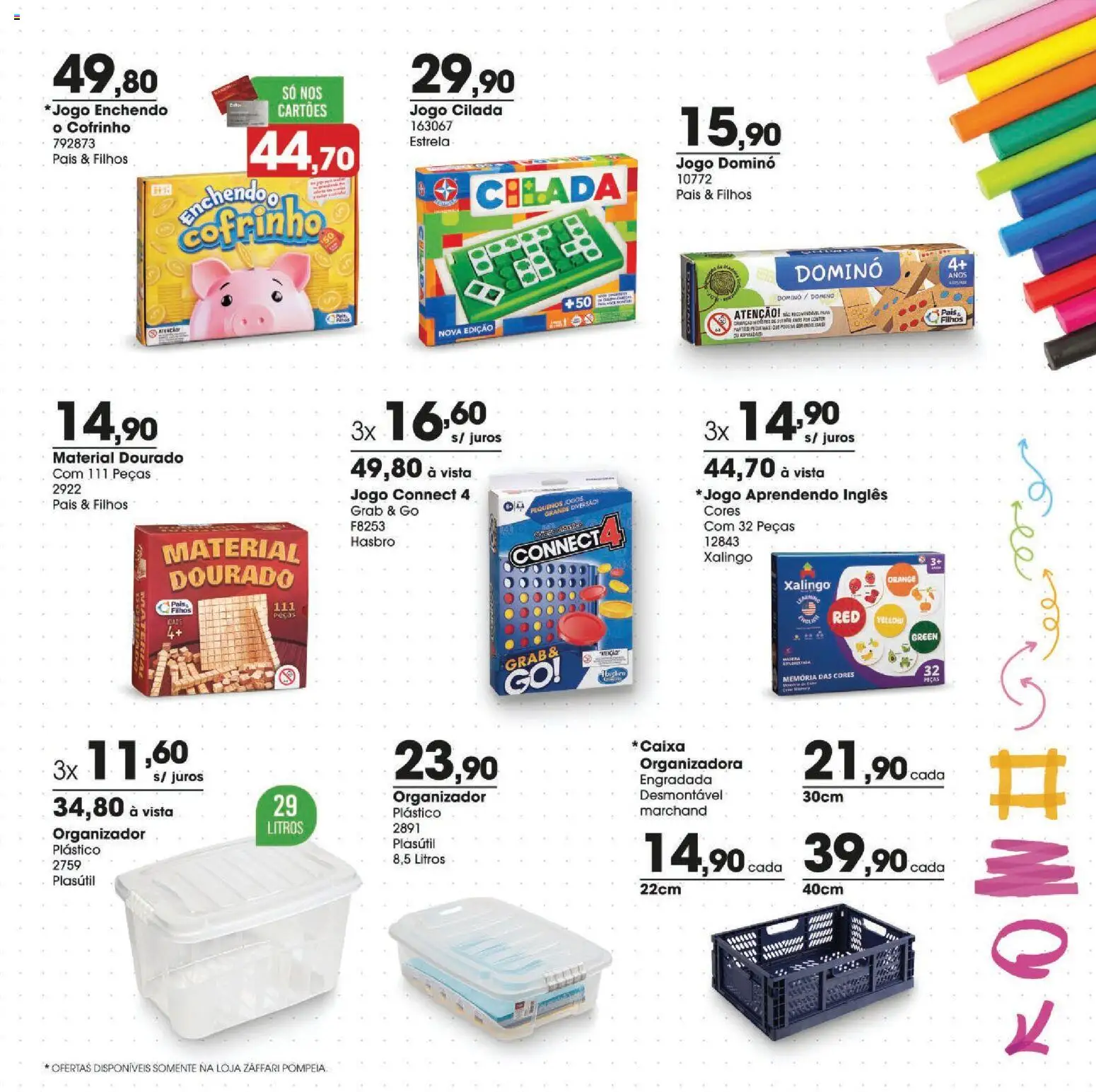 Zaffari Folheto - válido de 19.01.2026 | Página: 11 | Produtos: Organizador, Caixa