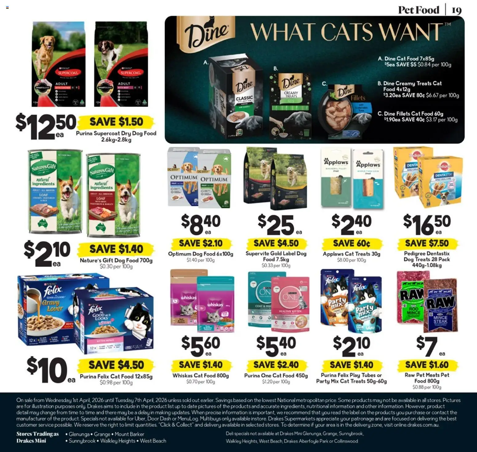 Drakes catalogue - valid from 01.04.2026 | Page: 19 | Products: Wine, Dog food, Coat, Steak