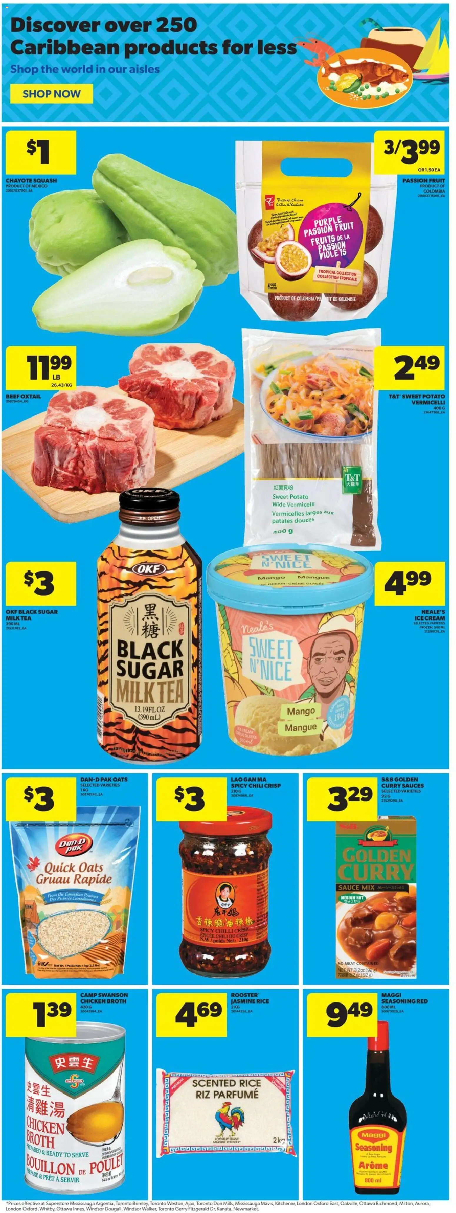 Real Canadian Superstore flyer valid from 18.12.2025 | Page: 20 | Products: Tea, Beef, Ice cream, Milk