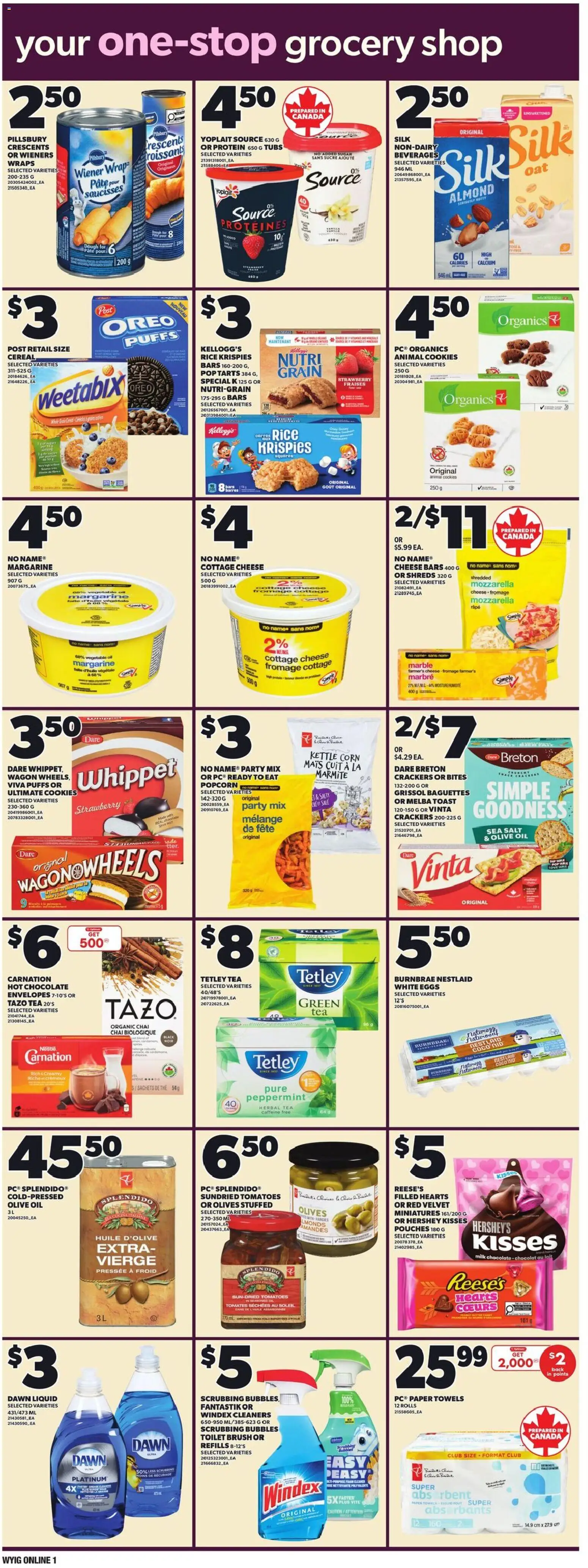 Loblaws flyer valid from 22.01.2026 | Page: 8 | Products: Brush, Cheese, Eggs, Oil