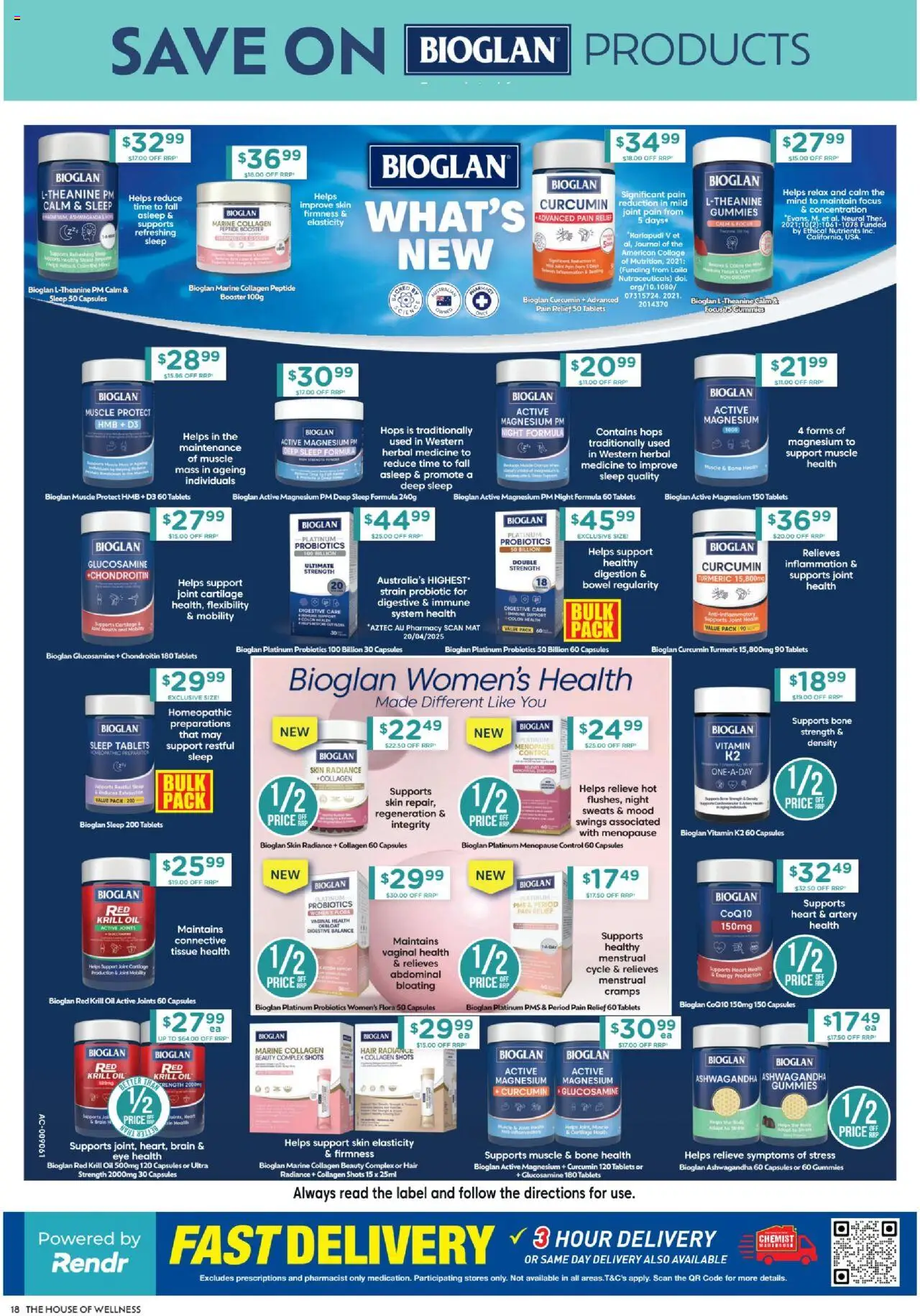 Chemist Warehouse catalogue - valid from 16.10.2025 | Page: 18 | Products: Collagen, Herbal, Nutrients, Tablets
