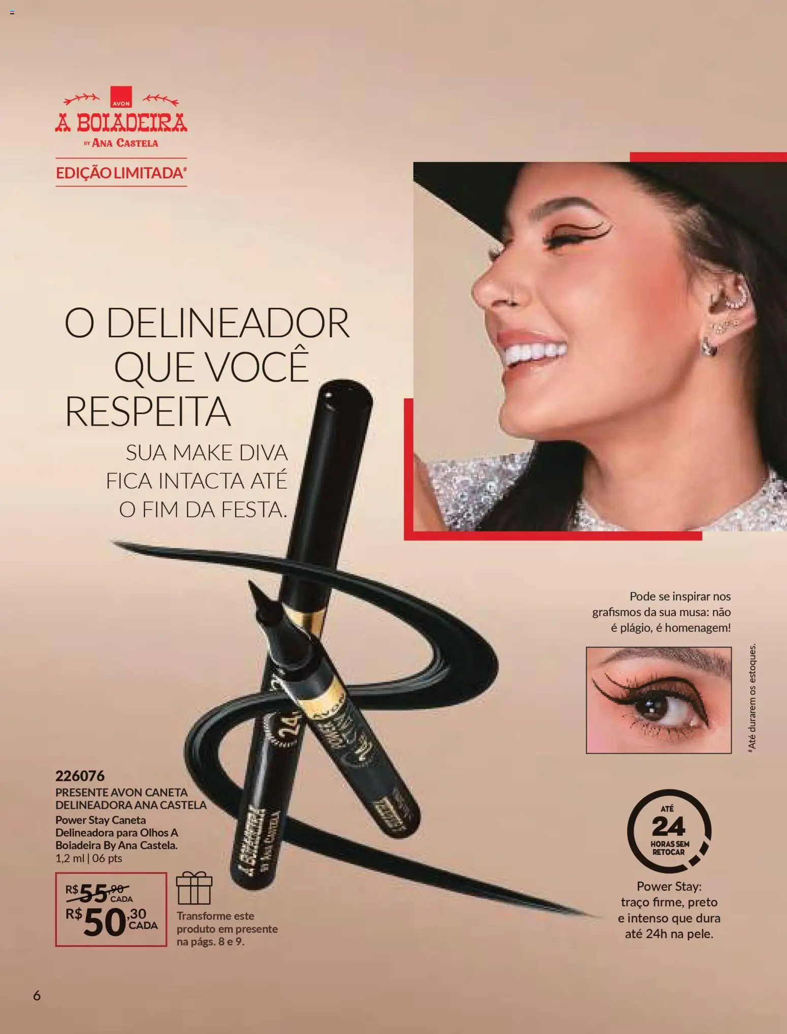 Avon Folheto - válido de 29.10.2025 | Página: 6 | Produtos: Delineador, Caneta