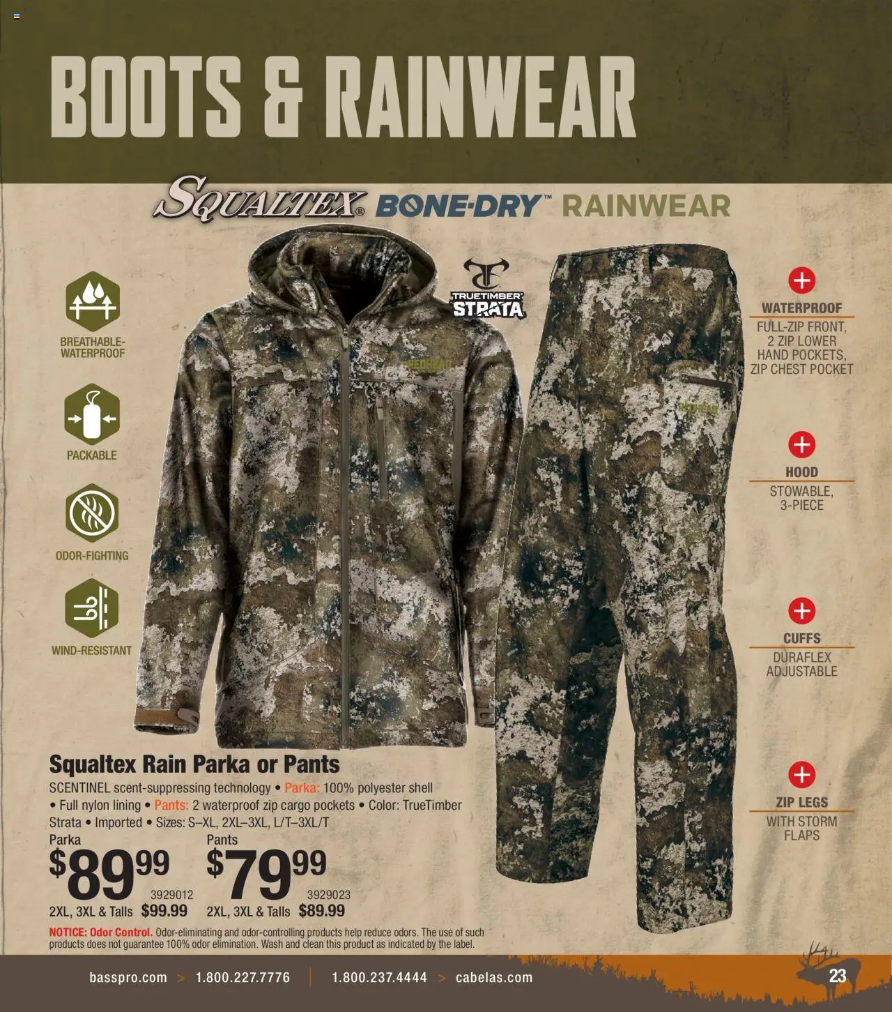 Cabela's Archery 25 - valid from 15.07.2025 | Page: 23 | Products: Pants, Boots, Rainwear