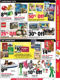 Preview of Bi-Mart weekly ads valid from 25.11.2025 | Page: 15 | Products: Bed, Cat Food, Pet Toys, Bag
