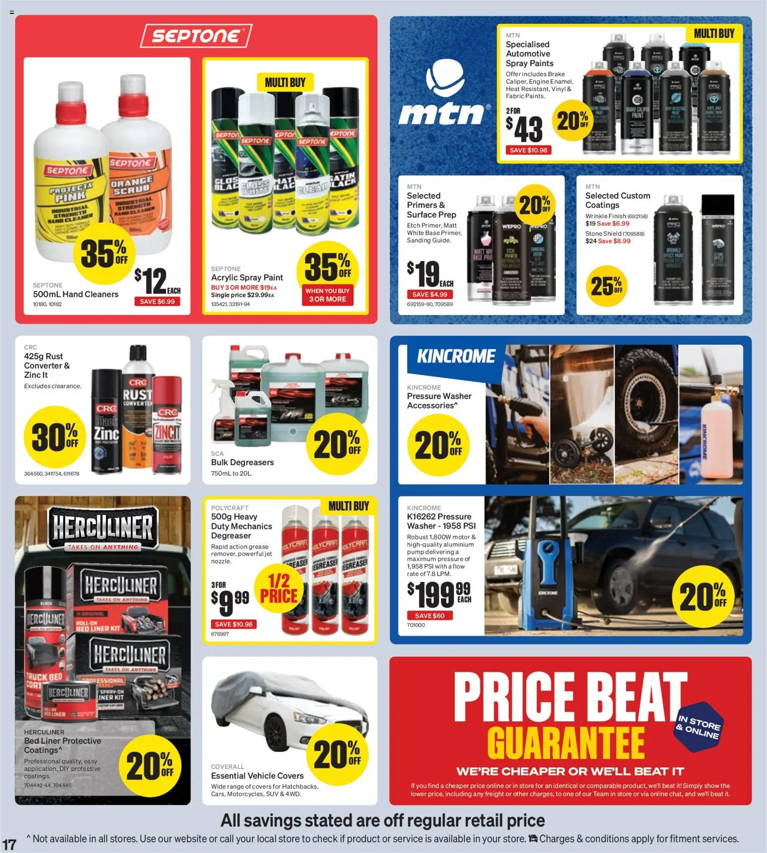 Supercheap Auto catalogue - valid from 03.12.2025 | Page: 17 | Products: Scrub, Coat, Converter, Zinc
