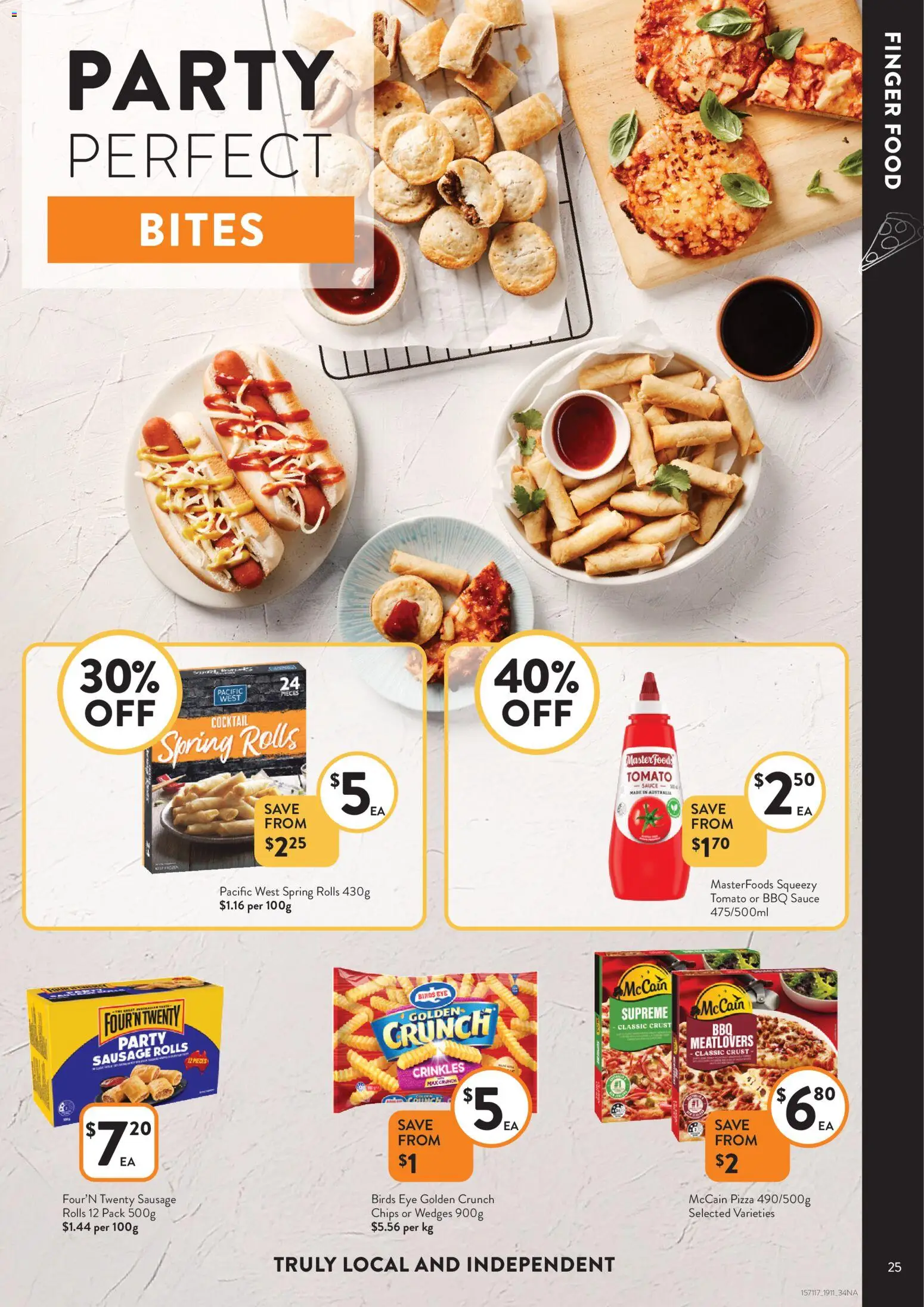 Foodworks catalogue - valid from 19.11.2025 | Page: 25 | Products: BBQ Sauce, Pizza, Chips, Sauce