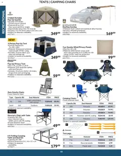 Preview of Princess Auto - Catalogue - Recreational from shop Princess Auto valid from 16.04.2025 | Page: 45 | Products: Bag, Sponge, Ridge, Chair