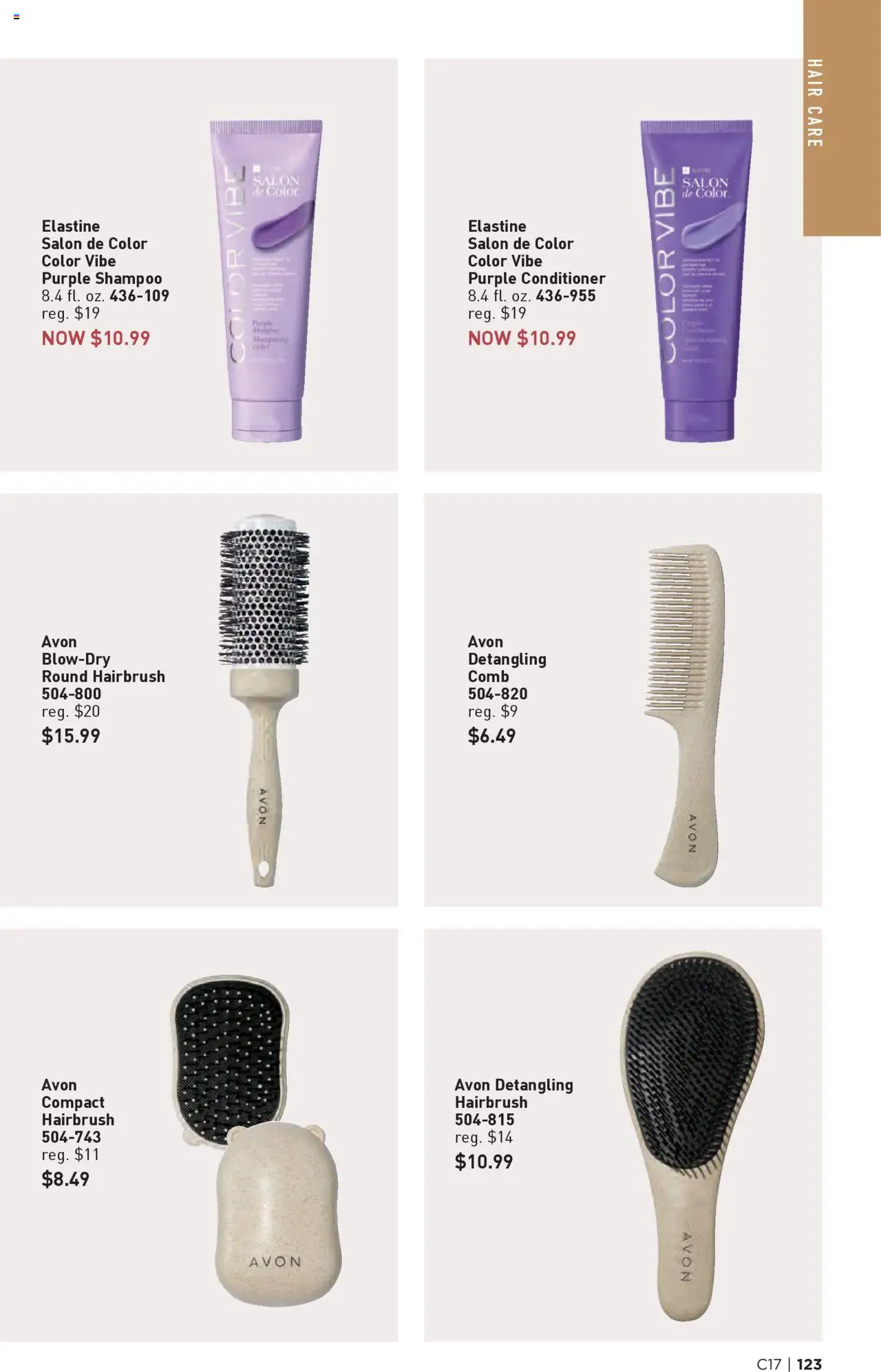 Avon Brochure - valid from 13.08.2025 | Page: 123 | Products: Shampoo, Conditioner