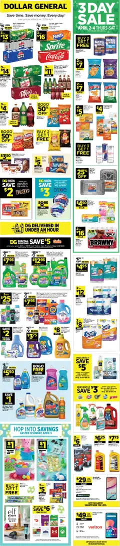 Preview of Dollar General weekly ads valid from 29.03.2026