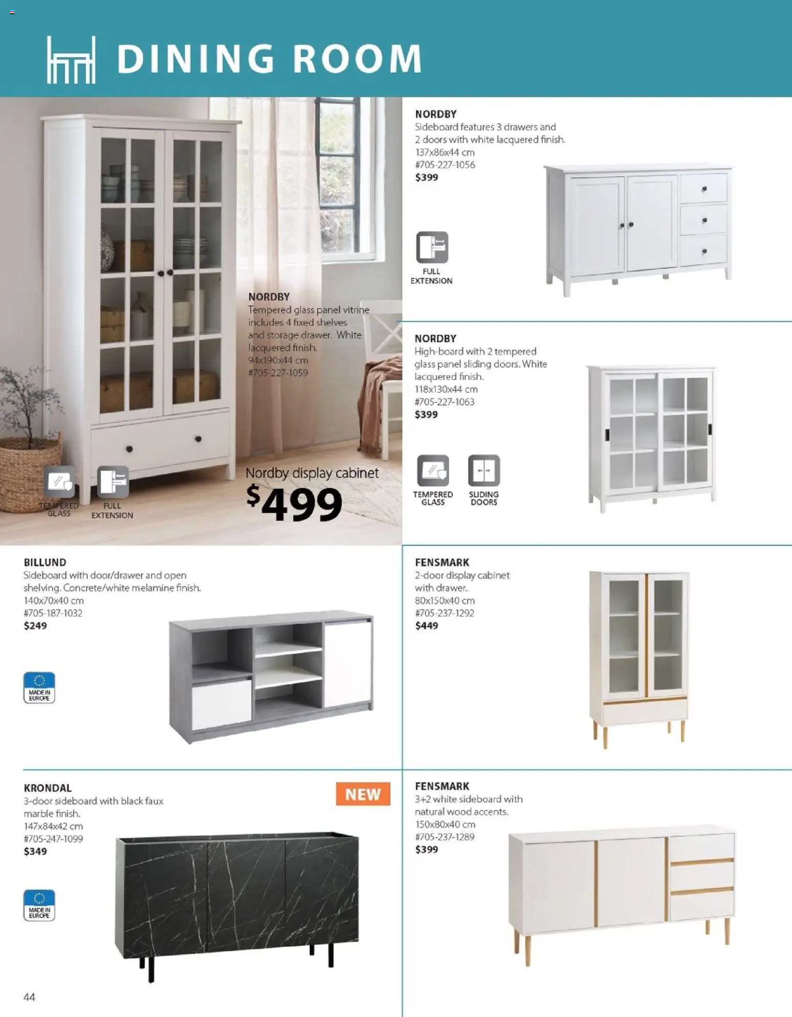 JYSK flyer valid from 01.01.2026 | Page: 44 | Products: Cabinet, Sideboard