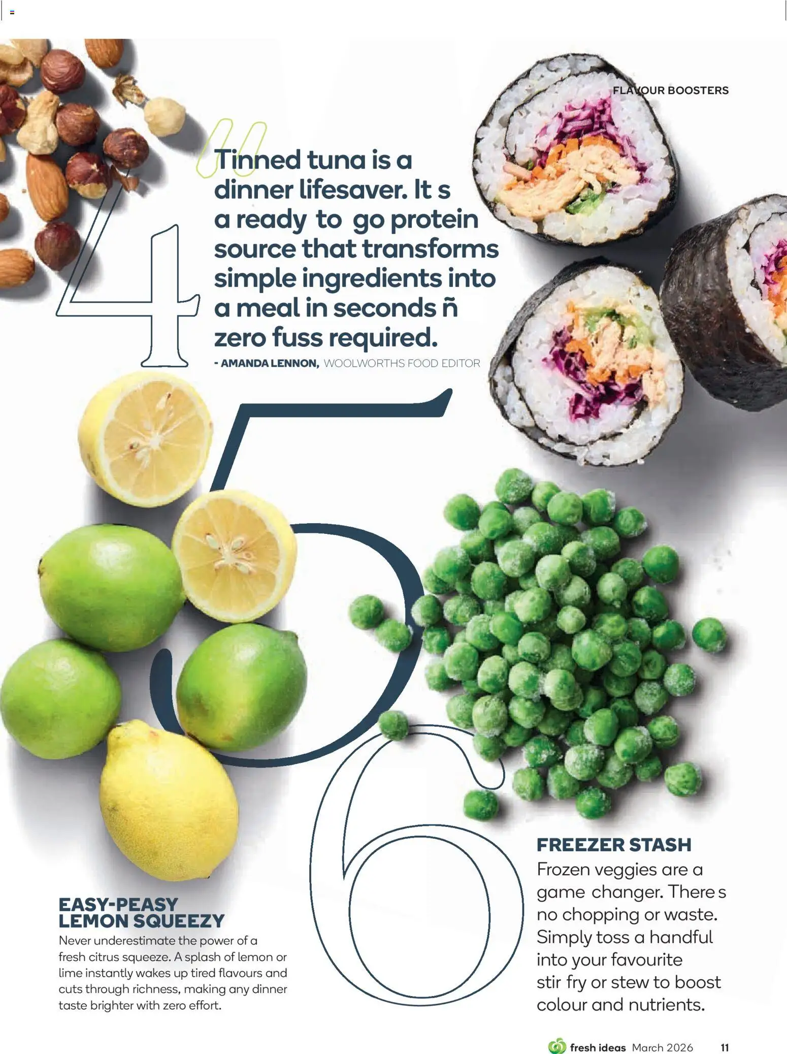 Woolworths catalogue - valid from 01.03.2026 | Page: 11 | Products: Tuna, Lime, Game, Freezer