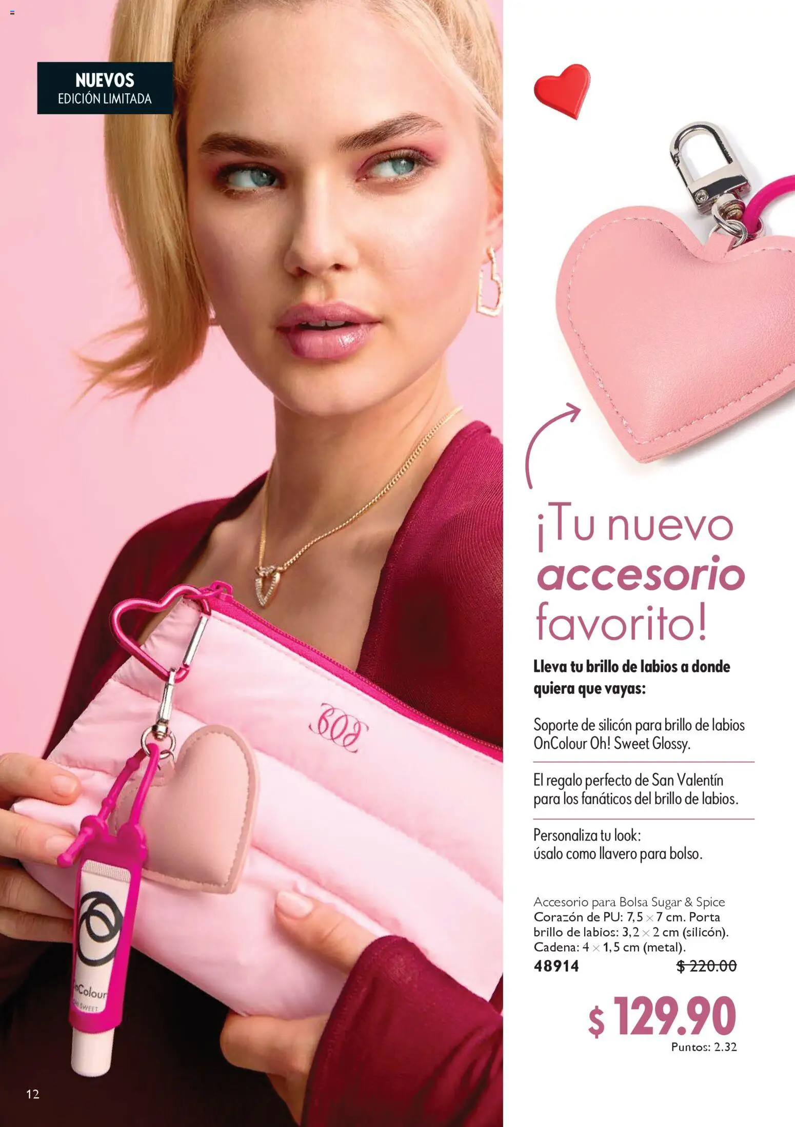 Nuevas ofertas de Oriflame válidas en toda la República Mexicana desde el 24.01.2026. ¡Encuentra las mejores ofertas en Oriflame campaña 2 2026! | Página: 12 | Productos: Bolsa, Llavero, Brillo, Cadena