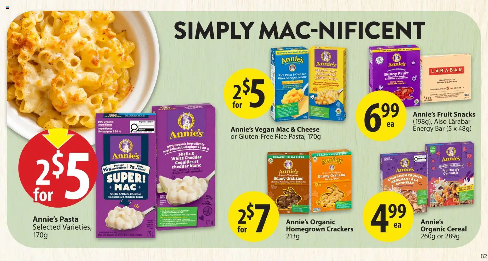 Save on foods flyer valid from 02.04.2026 | Page: 26 | Products: Rice, Pasta, Butter, Cheese
