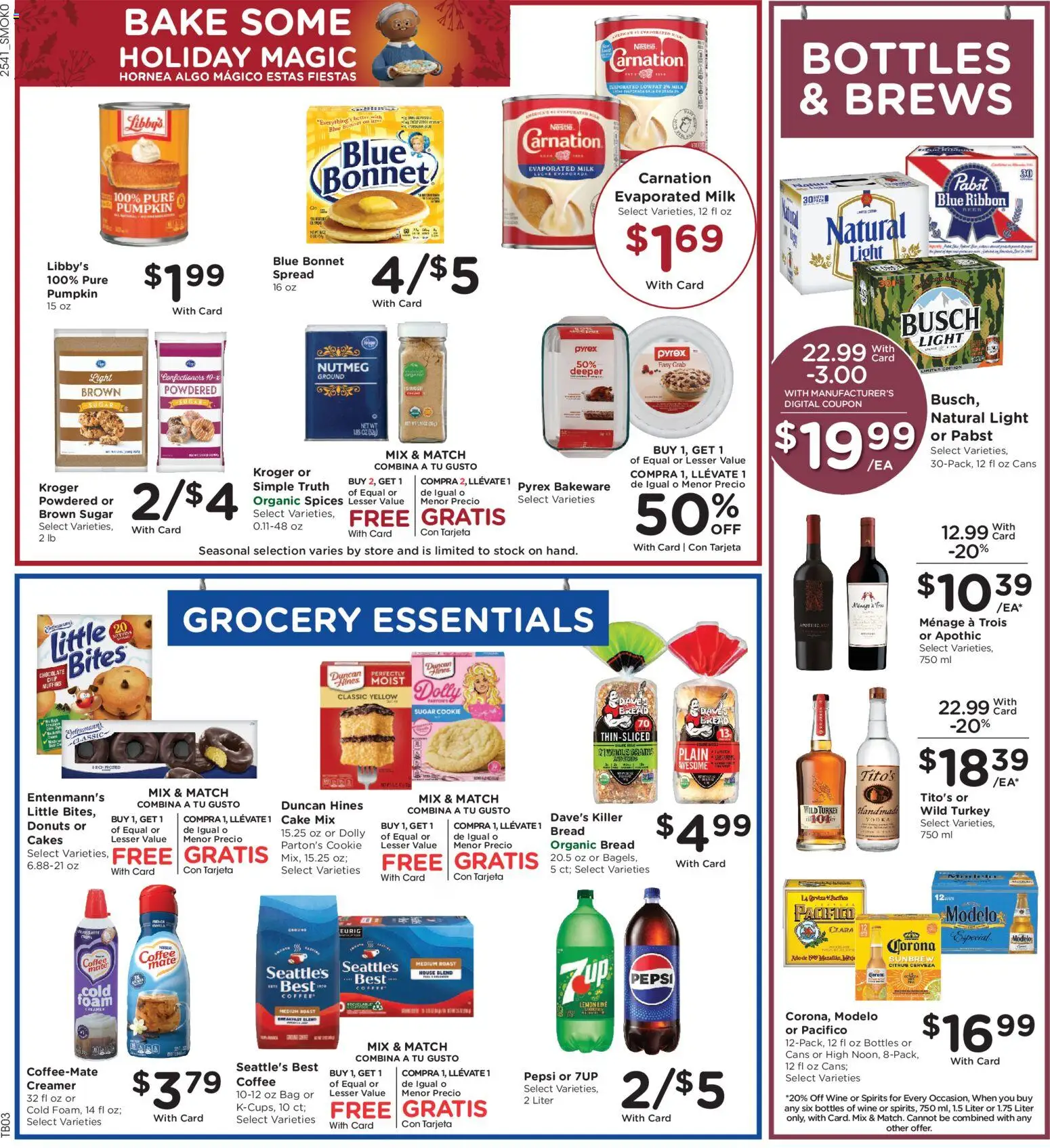 Smith's Weekly Ad - WY - valid from 12.11.2025 | Page: 5 | Products: Vodka, Spices, Sugar, Bag
