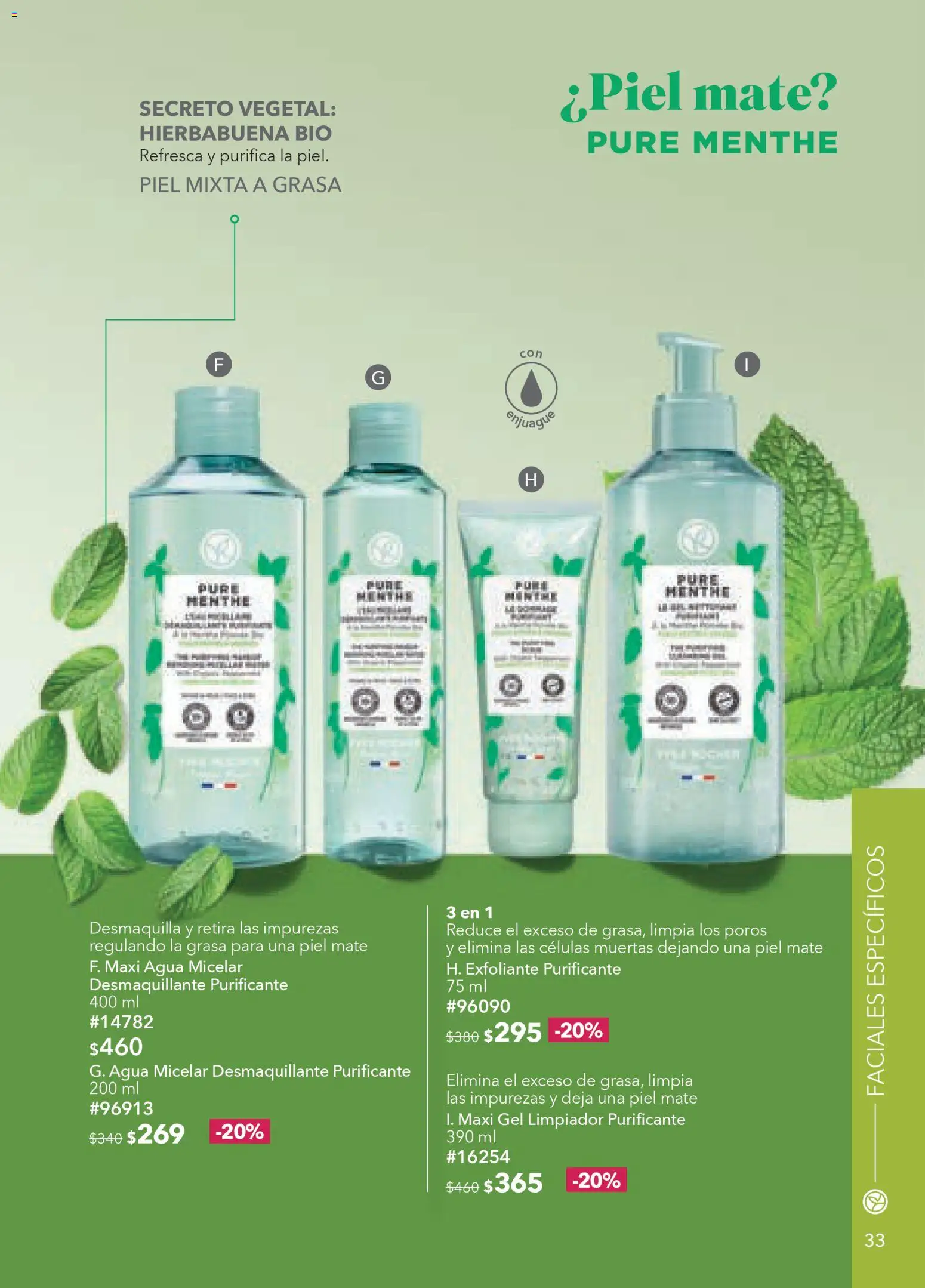 Nuevas ofertas de Yves Rocher válidas en toda la República Mexicana desde el 30.12.2025. ¡Encuentra las mejores ofertas en Yves Rocher campaña 1 2026! | Página: 33 | Productos: Agua, Desmaquillante, Mate, Agua micelar