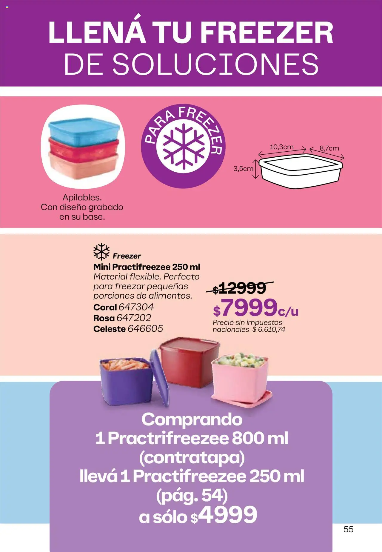 Tupperware - Campaña 17/2025 │ válido desde el 13.10.2025 | Página: 56 | Productos: Freezer