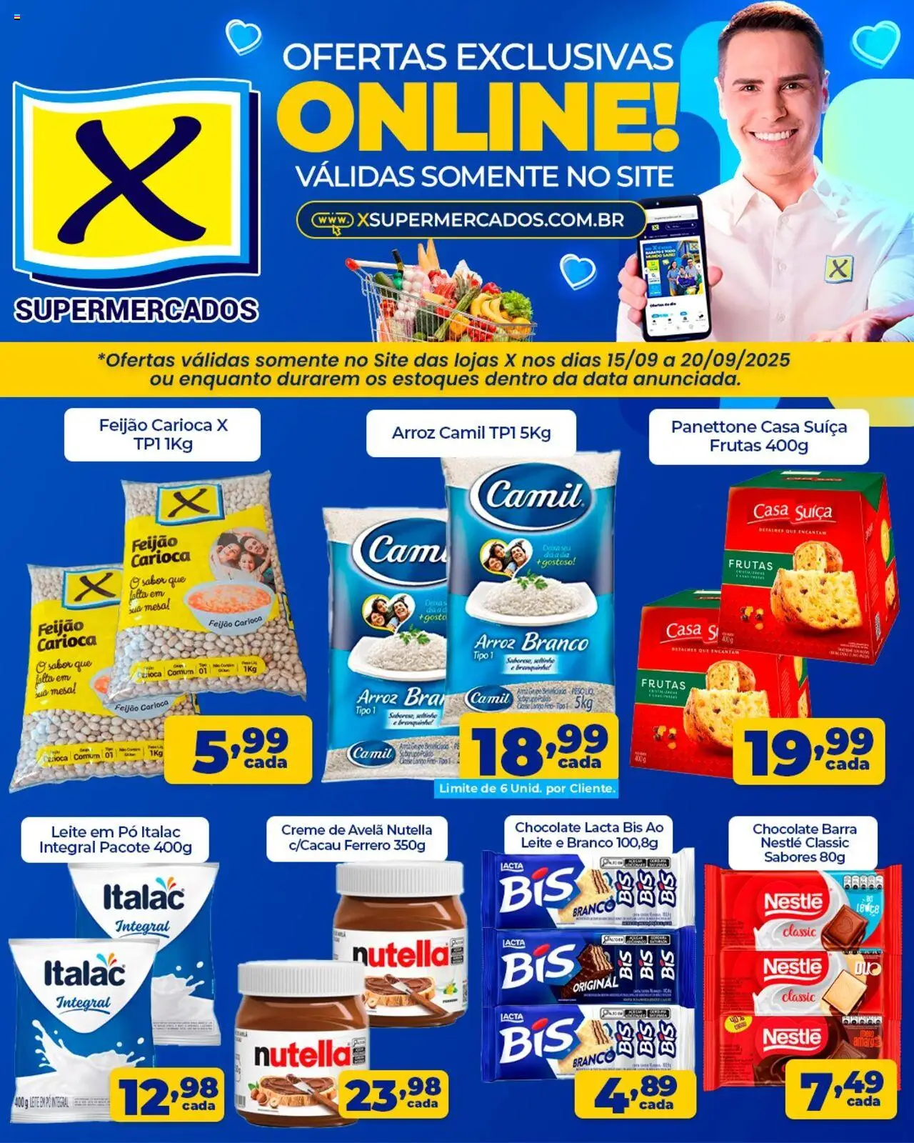 X Supermercados Folheto - válido de 15.09.2025 | Página: 1