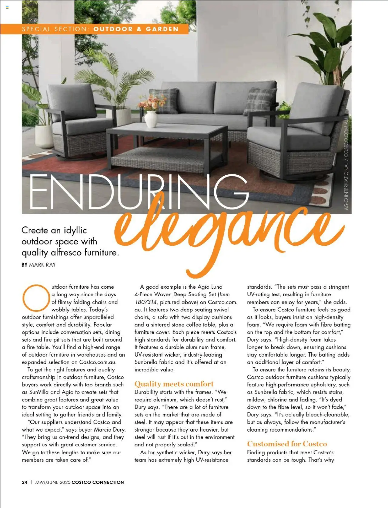 Costco catalogue - valid from 01.05.2025 | Page: 24 | Products: Sofa, Coffee, Outdoor furniture