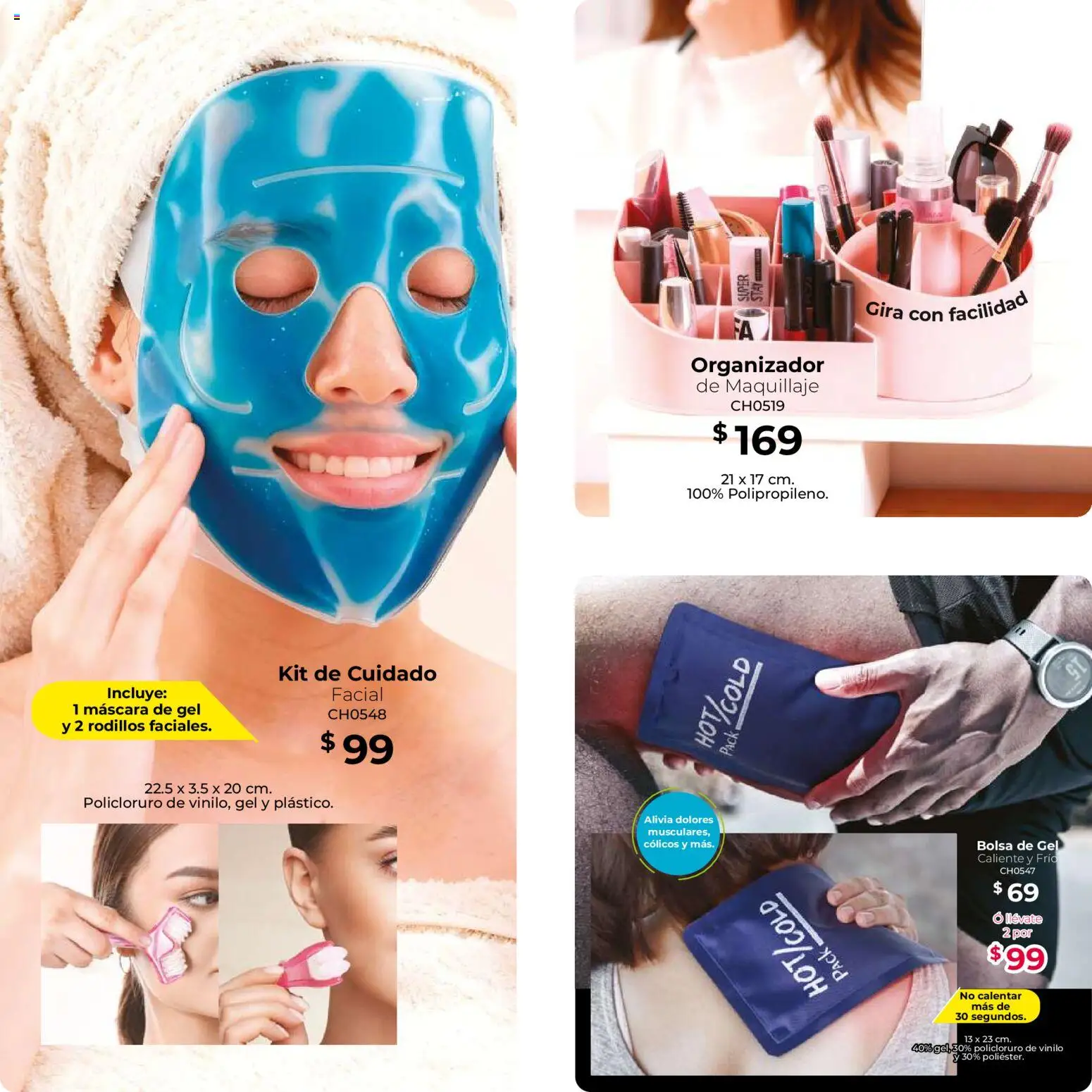 Nuevas ofertas de Colchas Concord válidas en toda la República Mexicana desde el 01.11.2025. ¡Encuentra las mejores ofertas en Colchas Concord catálogo Home! | Página: 45 | Productos: Bolsa, Máscara, Organizador, Maquillaje