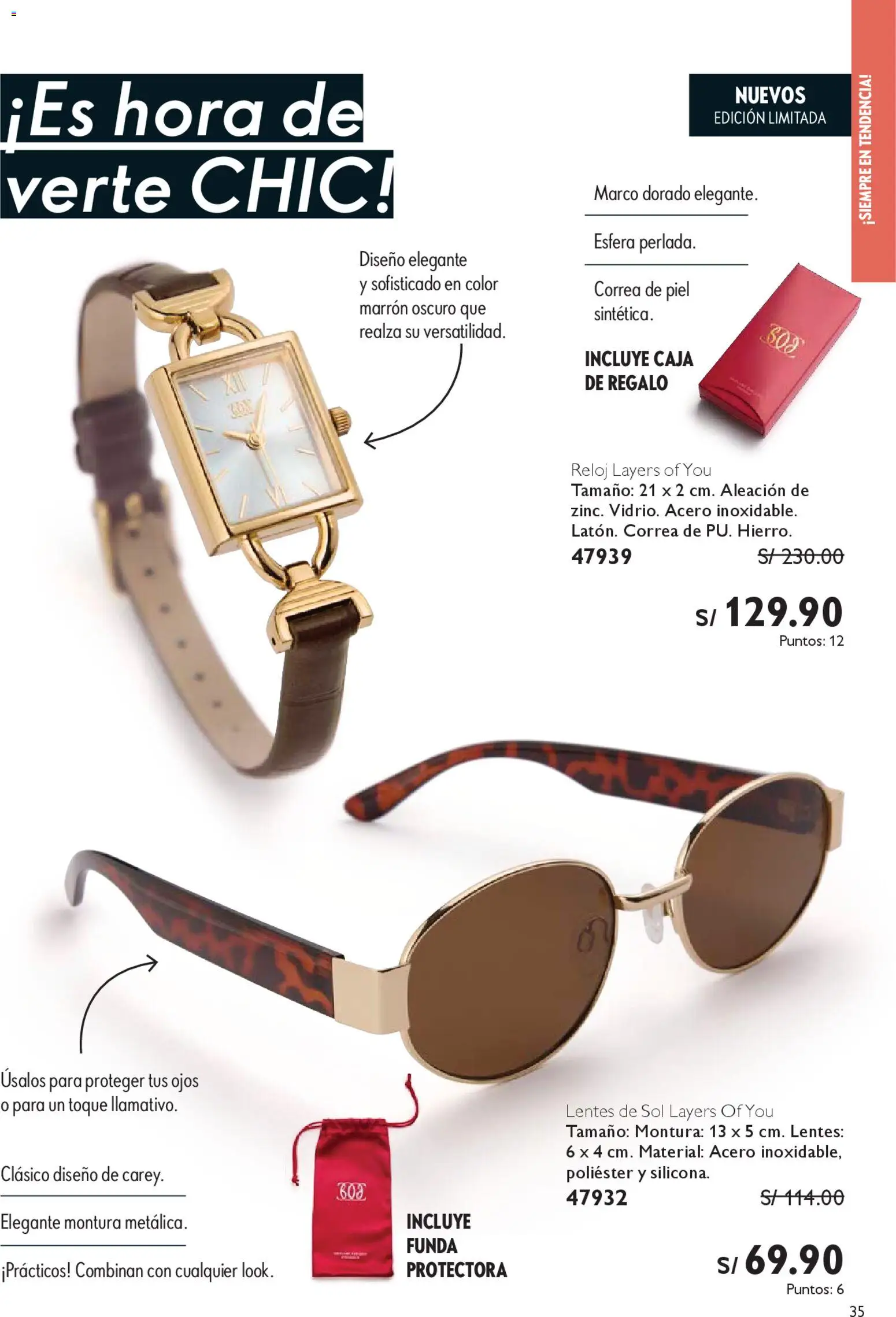 Catálogo Oriflame válido desde 25.10.2025 | Página: 35 | Productos: Caja, Reloj