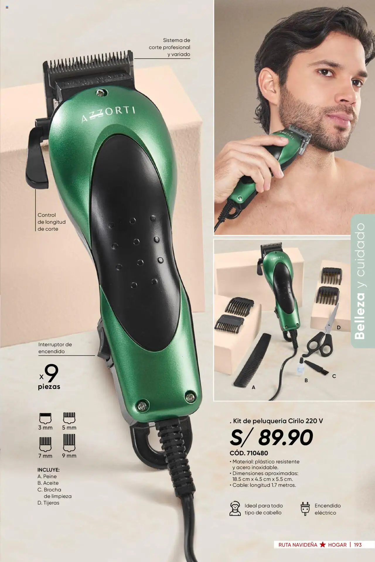 Catálogo Azzorti válido desde 15.10.2025 | Página: 197 | Productos: Brocha, Aceite, Cable
