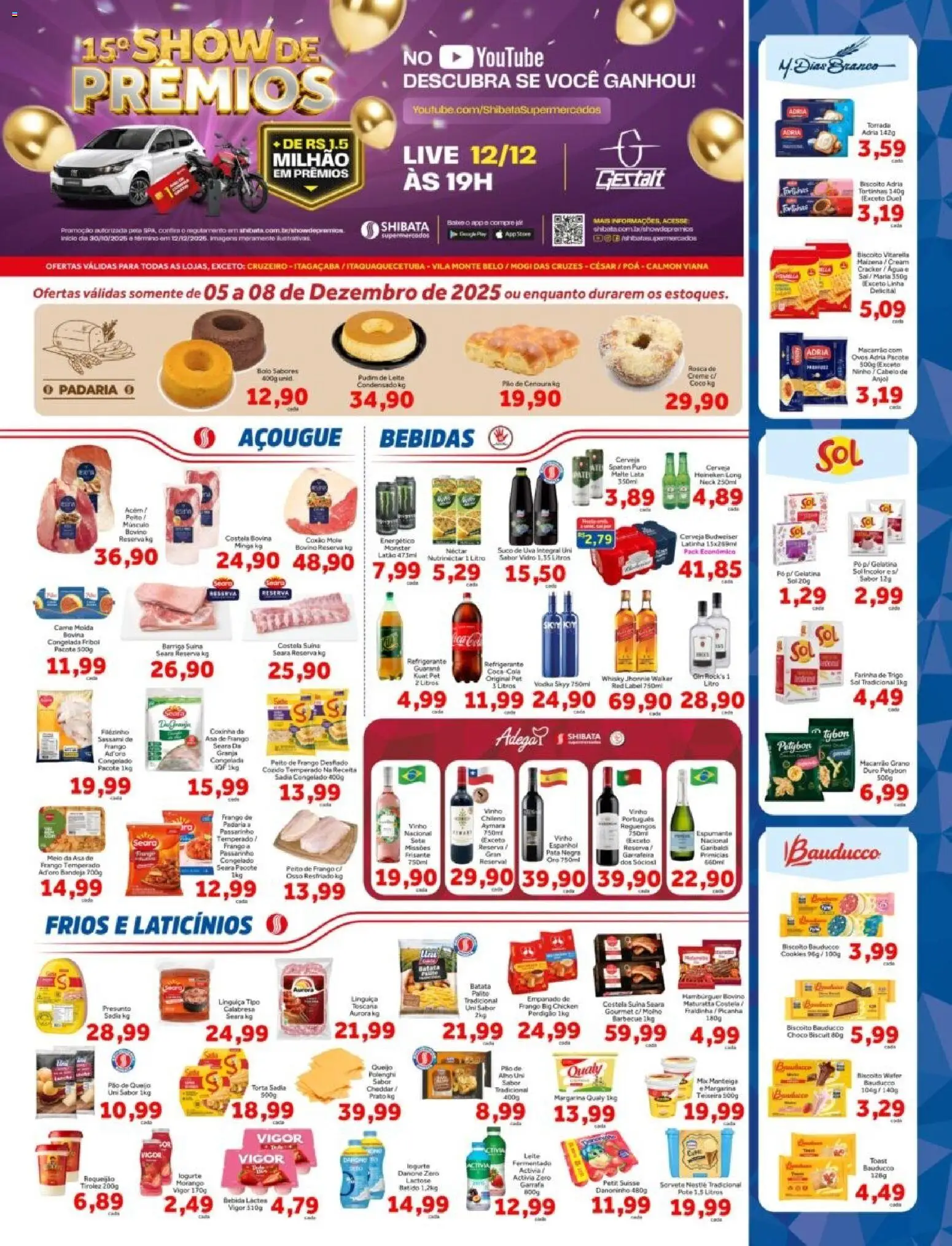 Shibata Folheto - válido de 05.12.2025 | Página: 1 | Produtos: Alho, Batata, Frango, Cookies